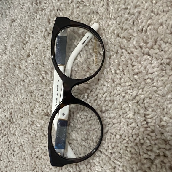 Tory Burch glasses with clear lens no prescription in them - Picture 1 of 3